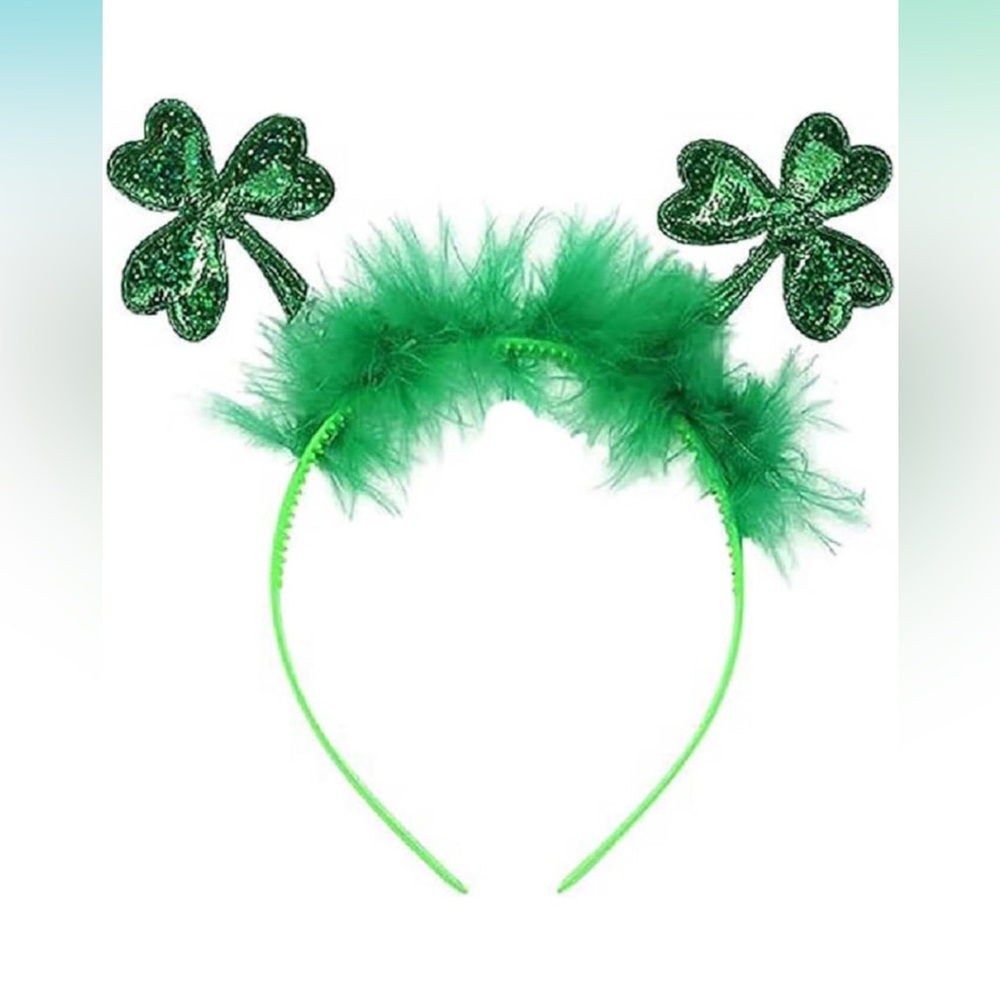 St. Patrick’s Day Shamrock Headband 4 pieces